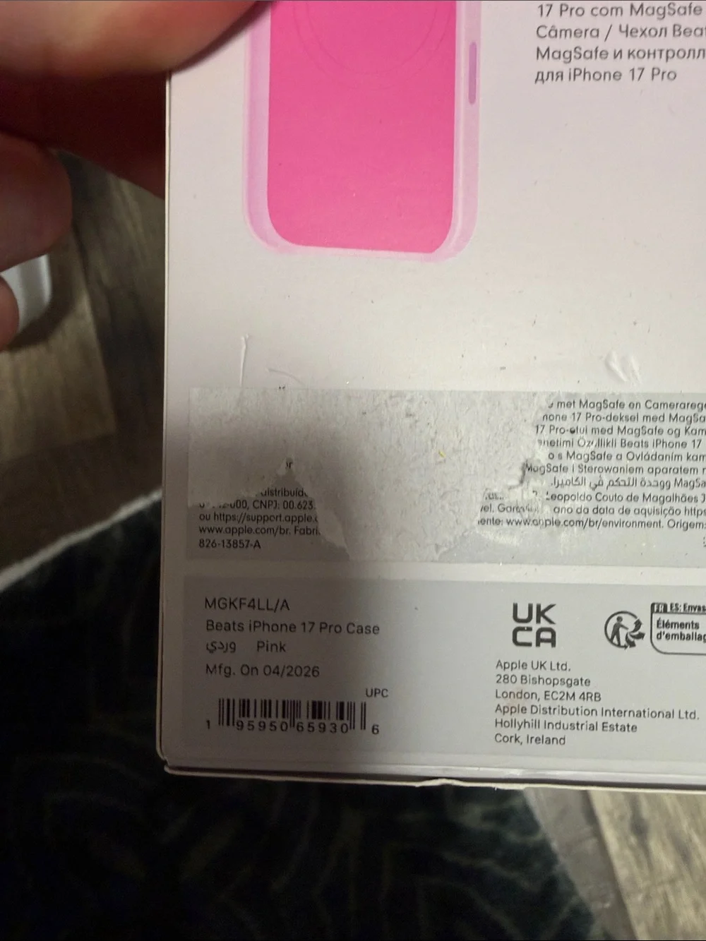 iPhone 17 Pro Pink Case with MagSafe & Camera Control